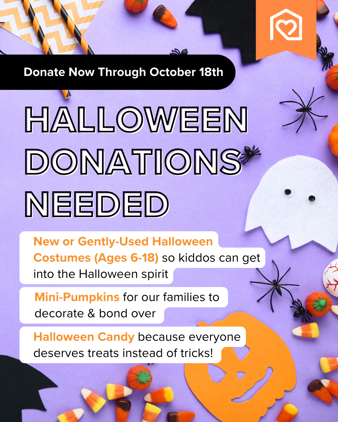 Halloween In-Kind Donations